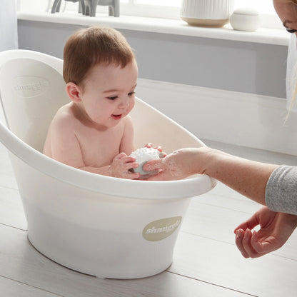 Baby Bath With Plug & Foam Backrest