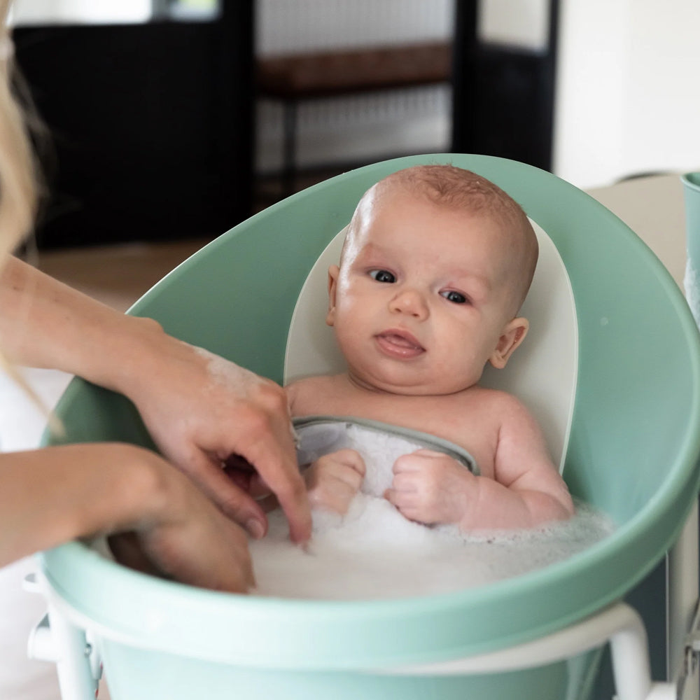 Baby Bath With Plug & Foam Backrest