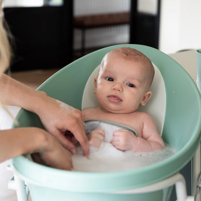 Baby Bath With Plug & Foam Backrest