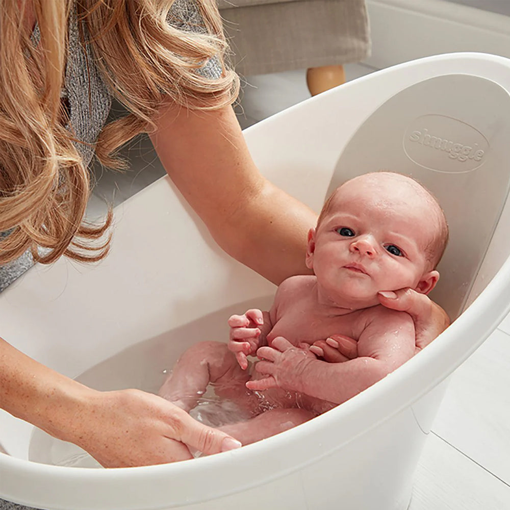 Baby Bath With Plug & Foam Backrest