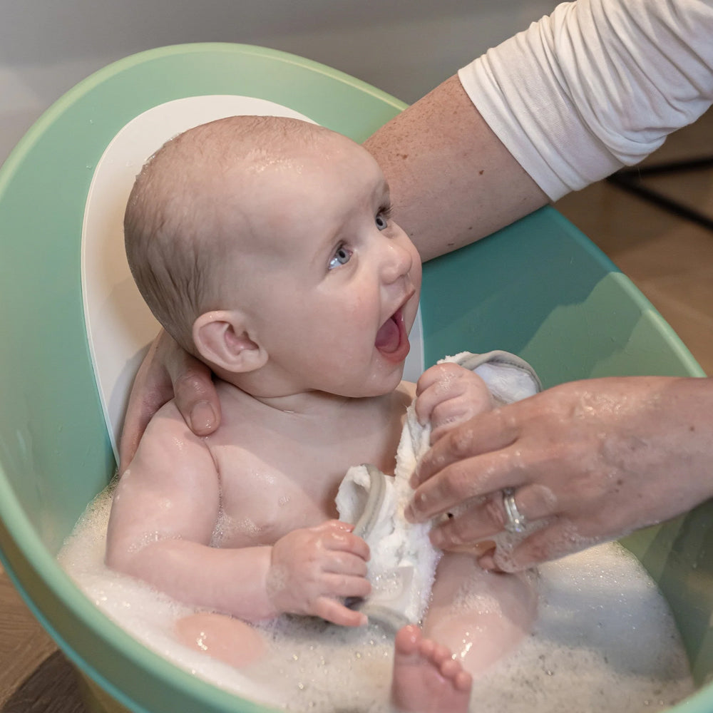 Baby Bath With Plug & Foam Backrest