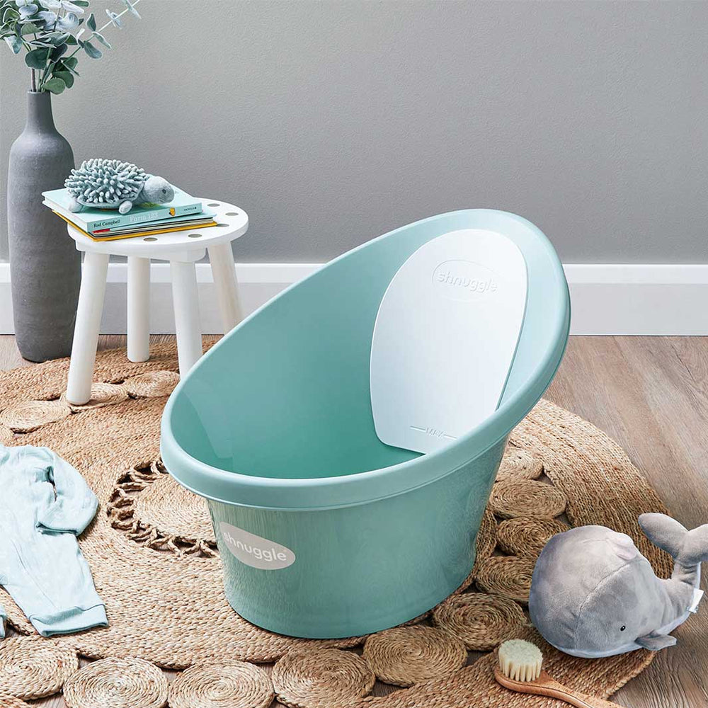 Baby Bath With Plug & Foam Backrest