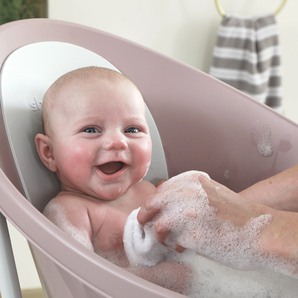 Baby Bath With Plug & Foam Backrest