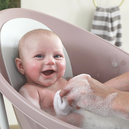 Baby Bath With Plug & Foam Backrest