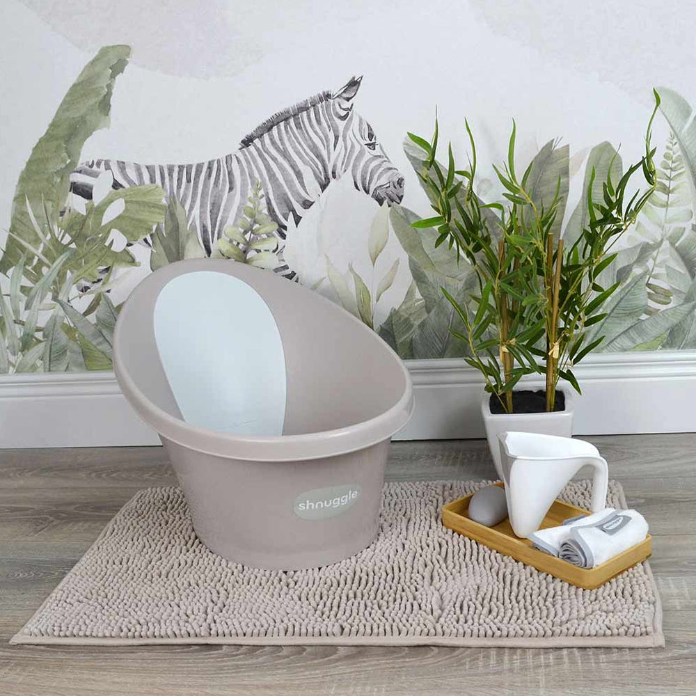 Baby Bath With Plug & Foam Backrest