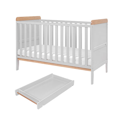 Rio Cot Bed with Cot Top Changer & Mattress