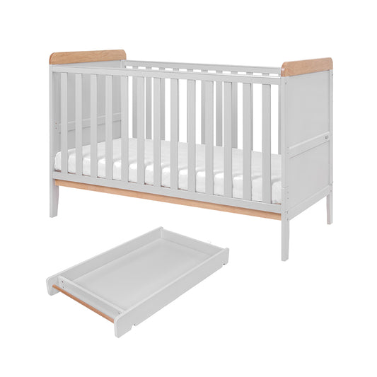 Rio Cot Bed with Cot Top Changer & Mattress
