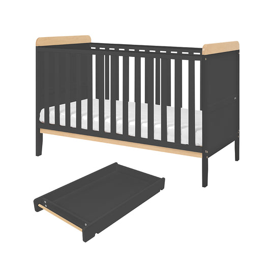 Rio Cot Bed with Cot Top Changer & Mattress