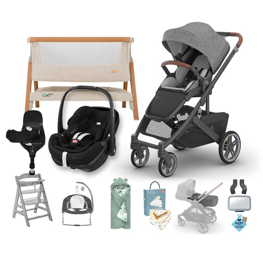 Cruz V3 & Infant Cover, Maxi Cosi Pebble 360 Pro² & Familyfix 360 Pro Base Newborn Bundle