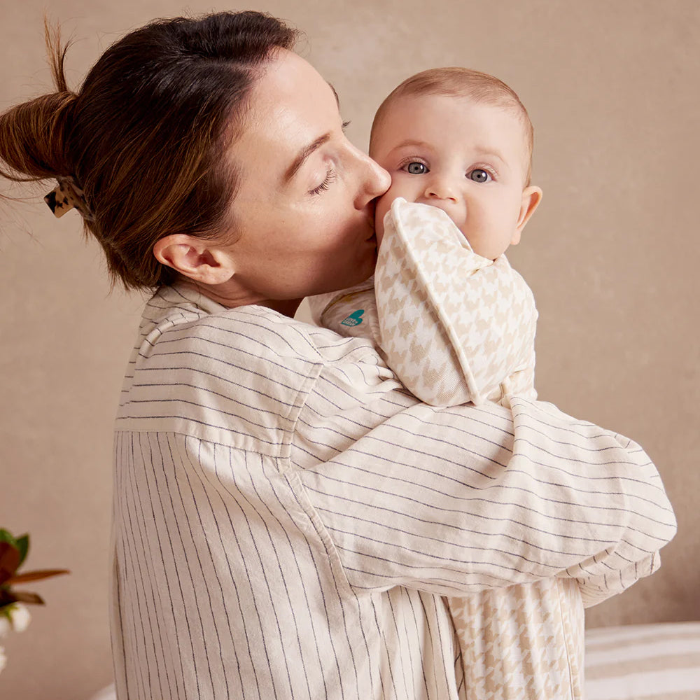 Swaddle Up™ Stage 1 Stretch Cotton 1 Tog - Houndstooth