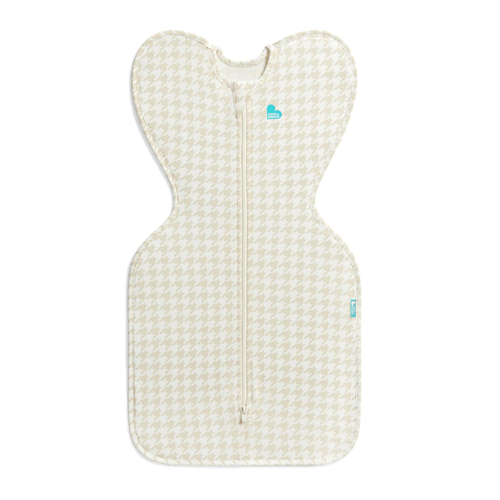 Swaddle Up™ Stage 1 Stretch Cotton 1 Tog - Houndstooth