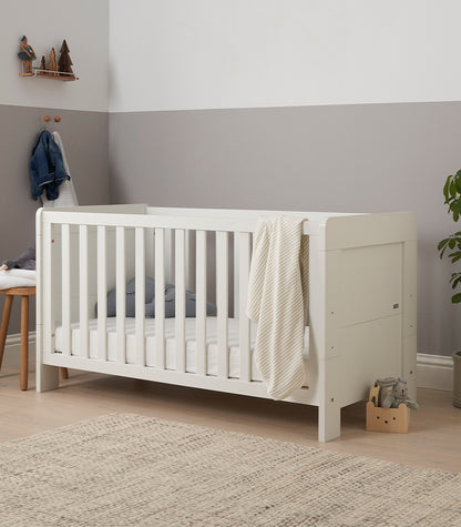 Alba Mini Cot Bed - Mineral (Ex Display)