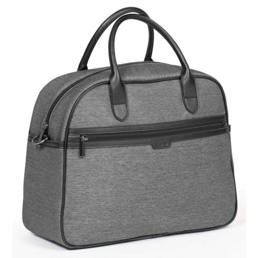 Peach Change Bag - Dark Grey Twill