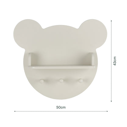 Play House Bear Shelf - Pebble