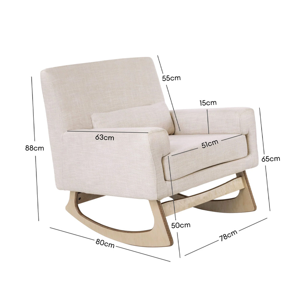 Serena Rocking & Nursing Chair - Oat