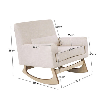 Serena Rocking & Nursing Chair - Oat