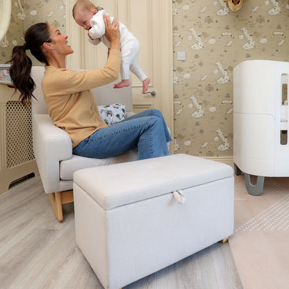 beige white nursing rocking chair nursery furniture serena gaia baby kaliedy