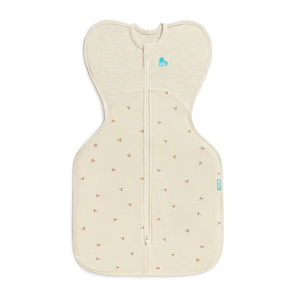 Swaddle Up™ Stage 1 Cotton Fleece 1.5 Tog - Oatmeal Twigs