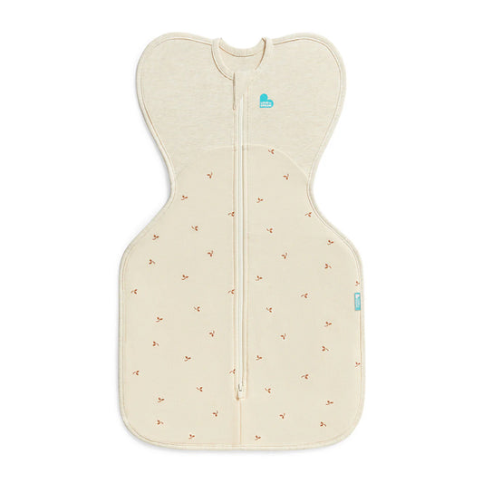 Swaddle Up™ Stage 1 Cotton Fleece 1.5 Tog - Oatmeal Twigs
