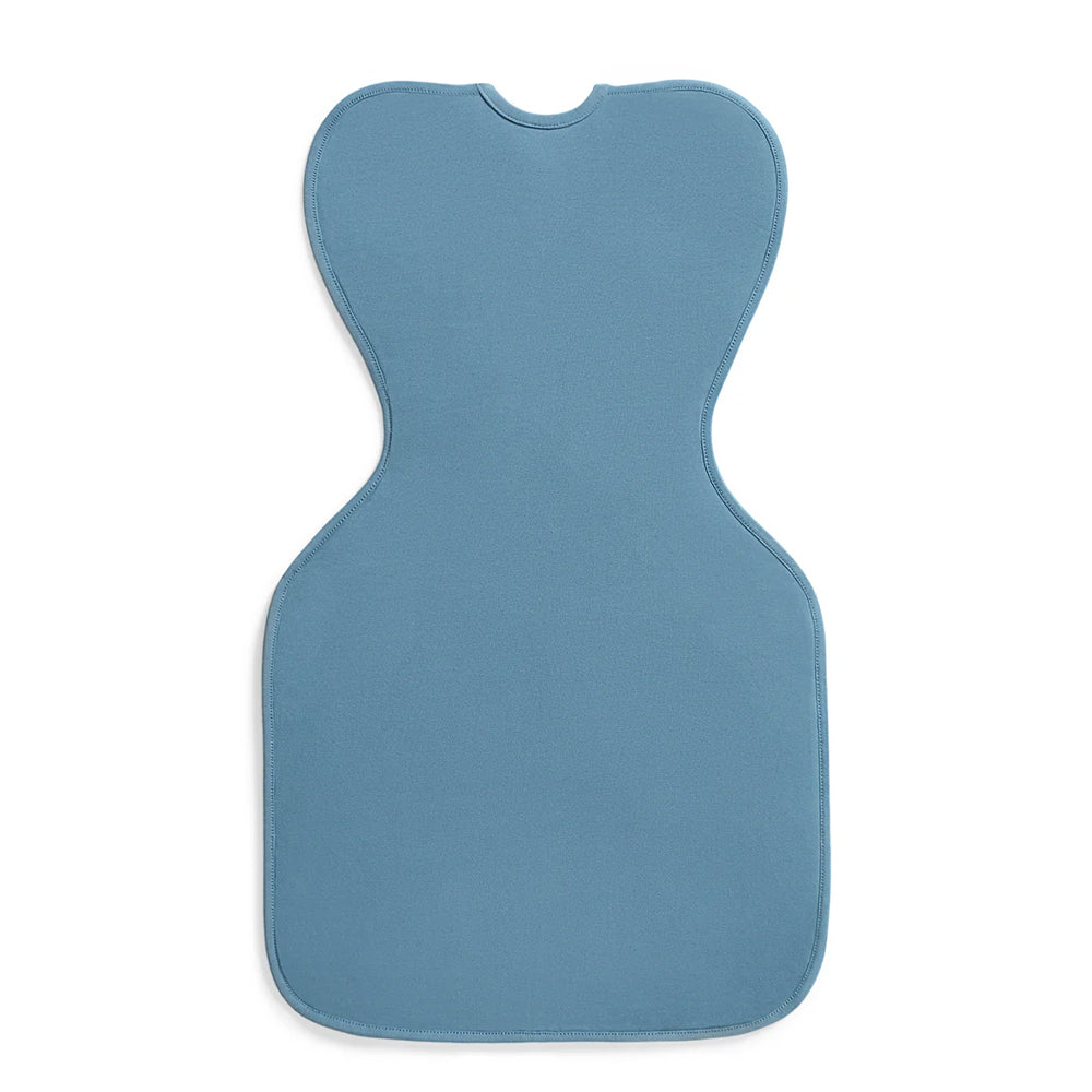 Swaddle Up™ Stage 1 Quilted Stretch Cotton 2.5 Tog -  Blue Pebble