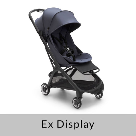 Butterfly Stroller & Bumper Bar - Stormy Blue (Ex Display)