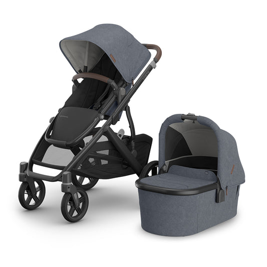 blue pushchair buggy vista v3 uppababy kaliedy