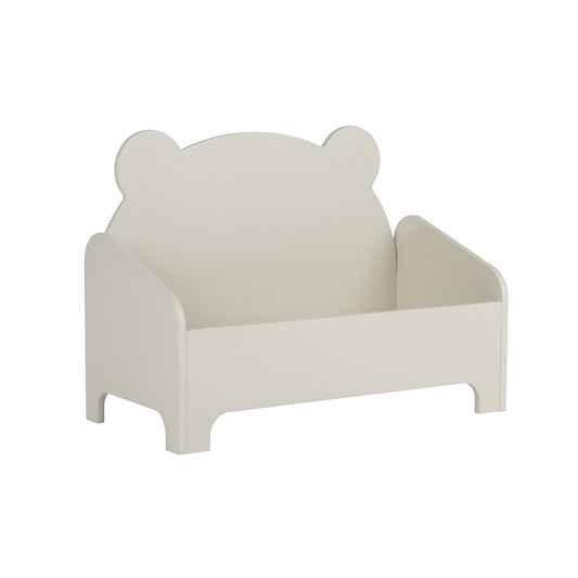 Play House Bear Book Storage - Pebble