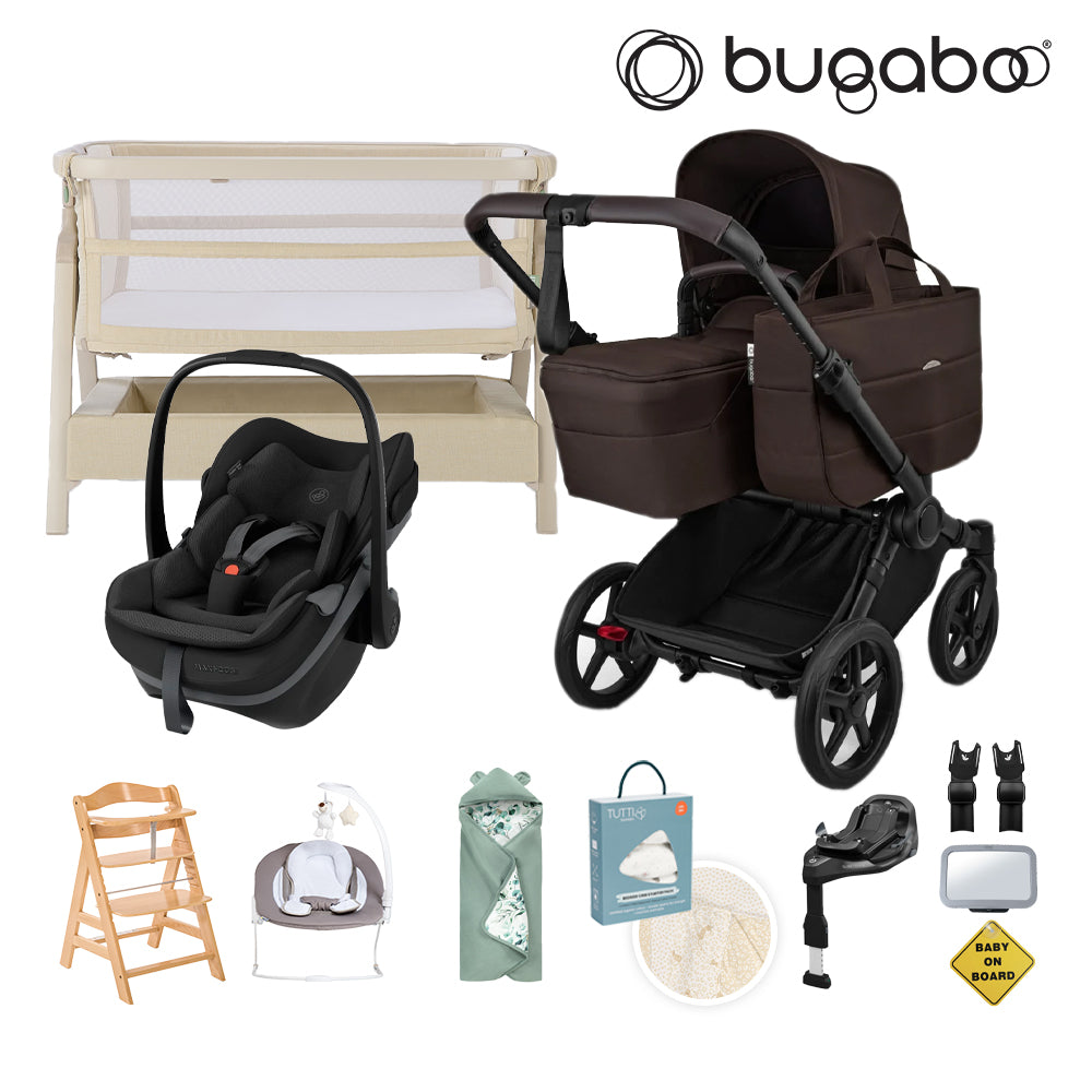 Donkey 6 Single Essential Bundle, Maxi-Cosi Pebble Slide Pro & Familyfix Slide Pro Base Newborn Bundle