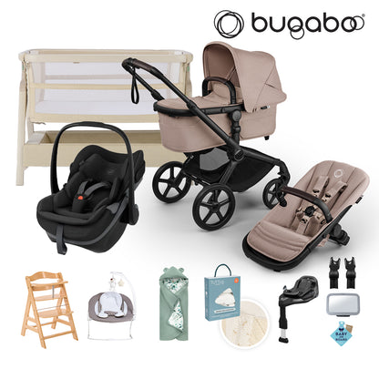 Fox 5 Renew Complete, Maxi-Cosi Pebble Slide Pro & Familyfix Slide Pro Base Newborn Bundle