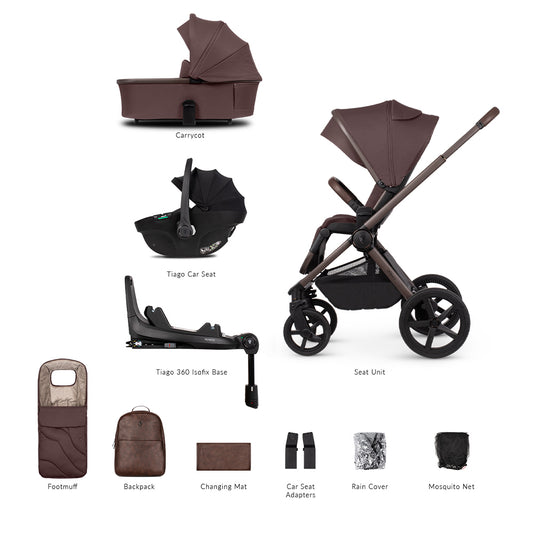 Upline 2 - 3in1 Bundle with Tiago Car Seat & 360 Base