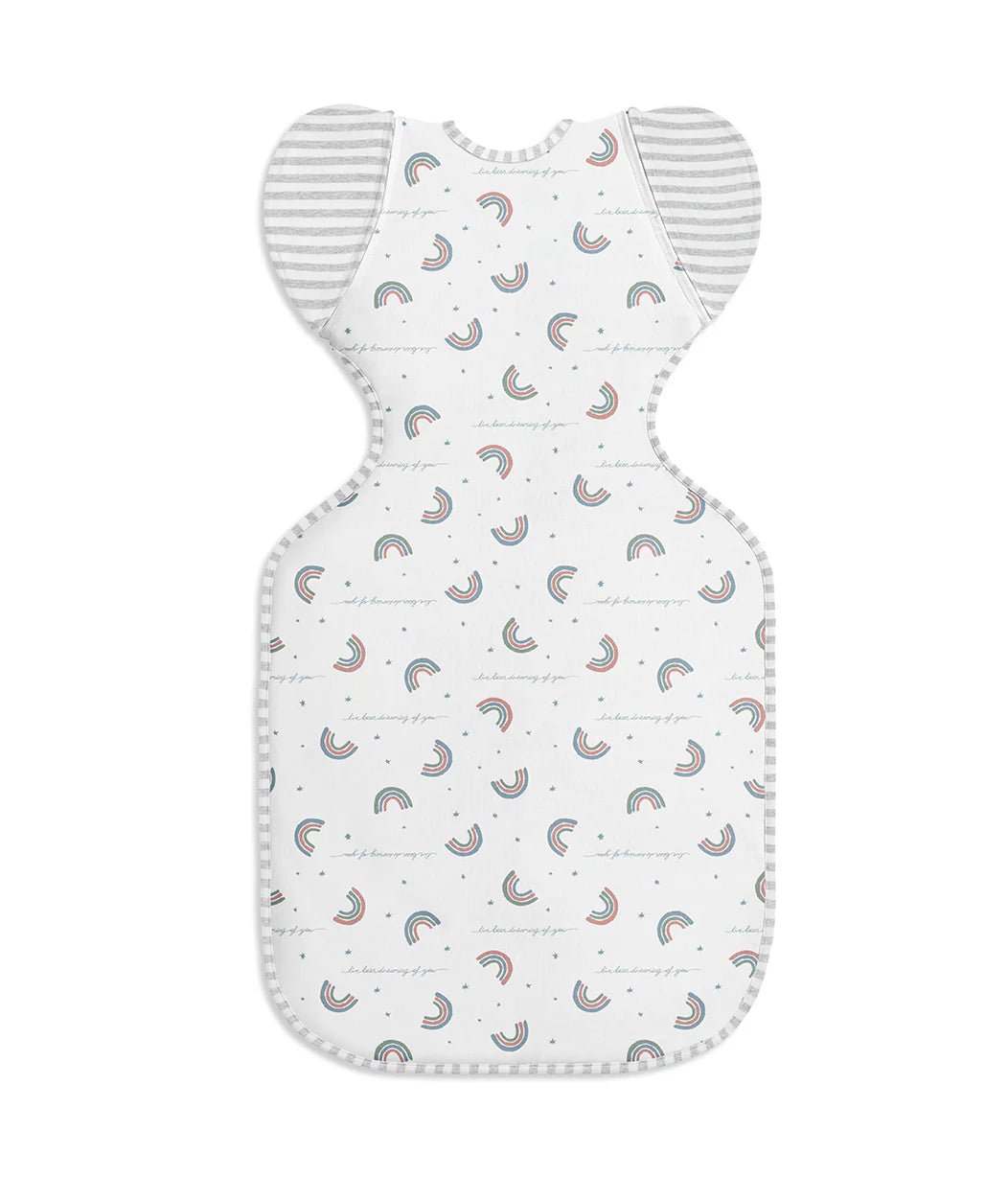 Swaddle Up™ Stage 2 Transition Bag Stretch Cotton 1 Tog - Rainbow Dreamer