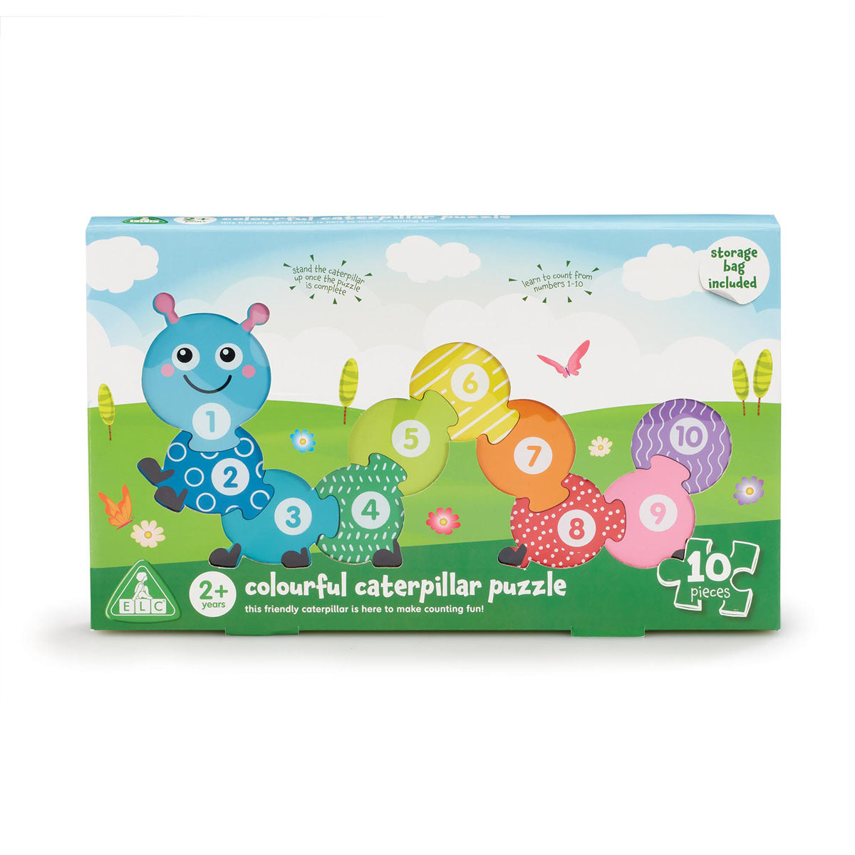 Wooden Colourful Caterpillar Puzzle