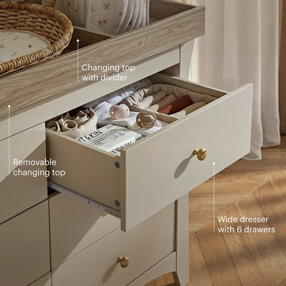 Clara 6 Drawer Dresser