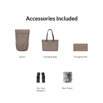 Claro 2 2in1 Essential Bundle, Maxi-Cosi Pebble Slide Pro & Familyfix Slide Pro Base Travel System Bundle