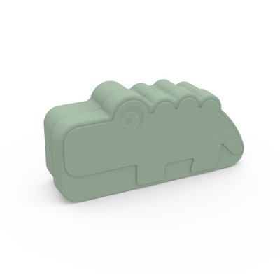 Done by Deer Kiddish Lunch Box - Croco Green