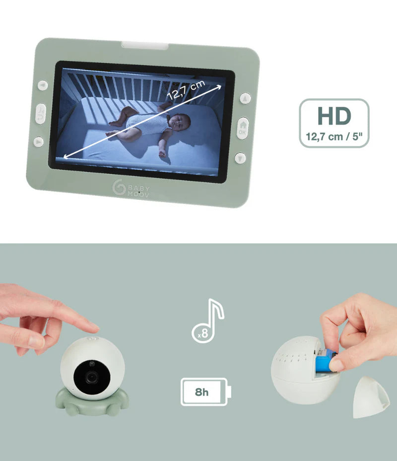 YOO Go Plus - 5" HD Screen Video Monitor