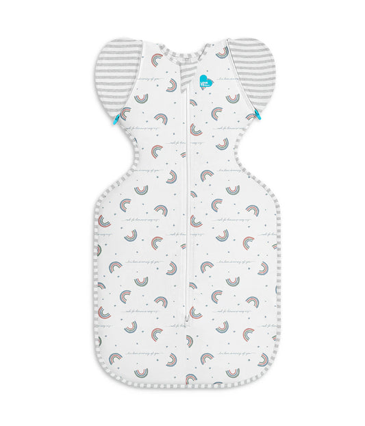 Swaddle Up™ Stage 2 Transition Bag Stretch Cotton 1 Tog - Rainbow Dreamer
