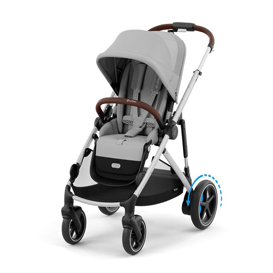 Cybex e-Gazelle S Electric Single to Double Pushchairs & Prams Grey | Kaliedy Ireland's Baby Shop