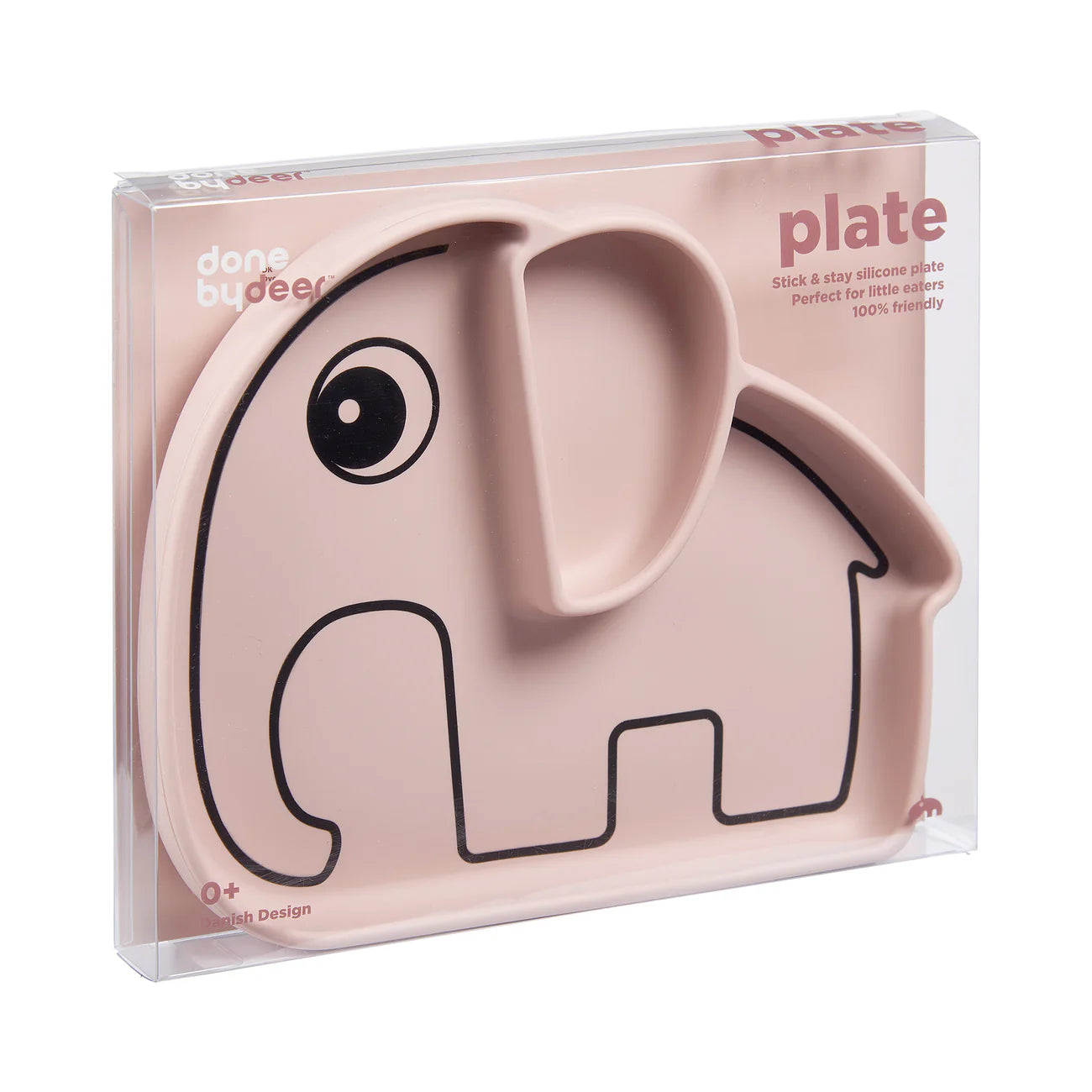 Silicone Stick & Stay Plate - Elphee - Powder