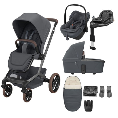 Fame 8 Piece Premium Travel System with Pebble Slide Pro Bundle