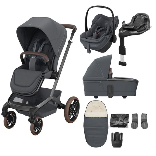 Fame 8 Piece Premium Travel System with Pebble Slide Pro Bundle