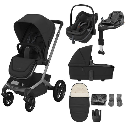 Fame 8 Piece Premium Travel System with Pebble Slide Pro Bundle