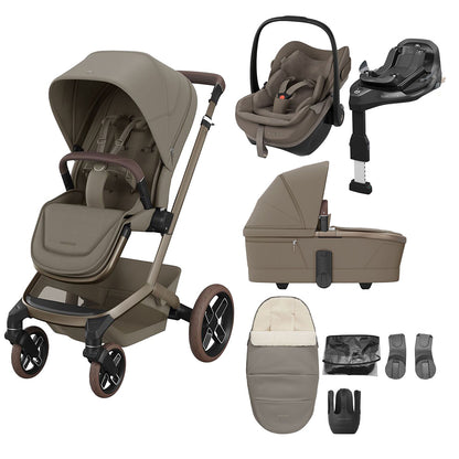Fame 8 Piece Premium Travel System with Pebble Slide Pro Bundle