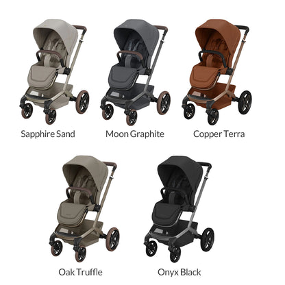 Fame 10 Piece Premium Family XL Travel System with Pebble Slide Pro & Pearl XL Slide Pro
