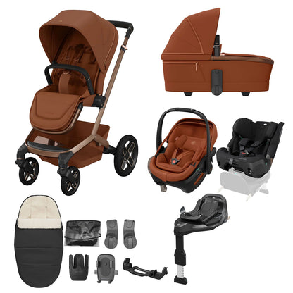 Fame 10 Piece Ultimate Family XL Travel System with Coral Slide Pro & Pearl XL Slide Pro