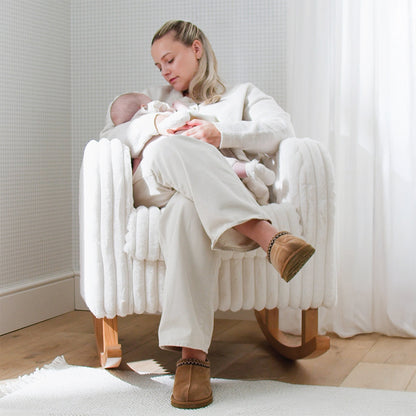 Etta Nursing Chair - Faux Fur