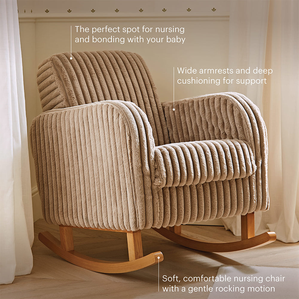 Etta Nursing Chair - Faux Fur