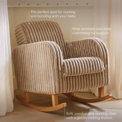 Etta Nursing Chair - Faux Fur
