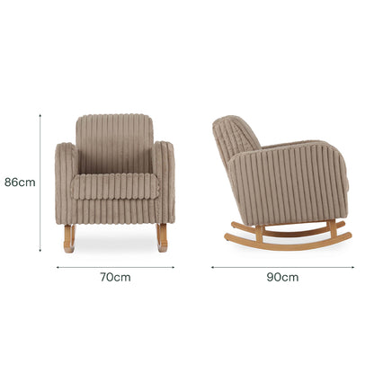 Etta Nursing Chair - Faux Fur