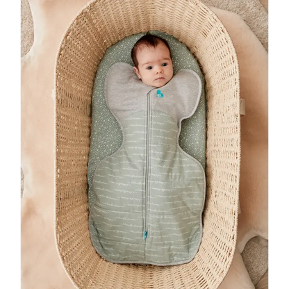 Swaddle Up™ Stage 2 Quilted Transition Bag 2.5 Tog - Olive Dreamer